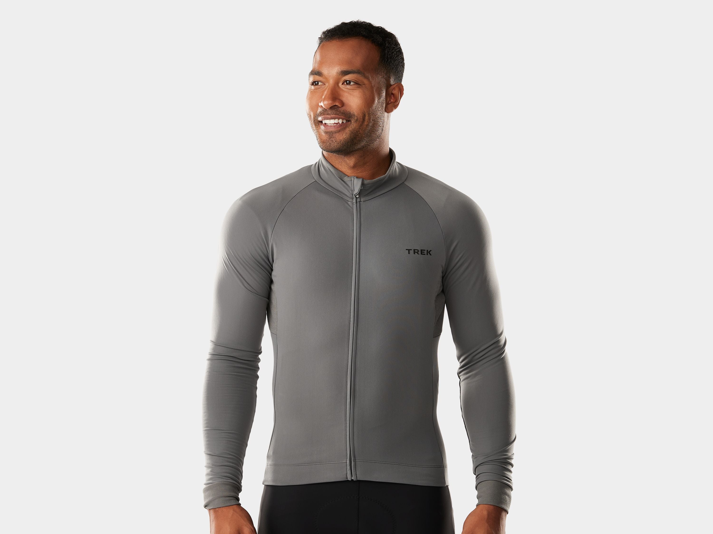 Trek Circuit Thermal Long Sleeve Medium Charcoal Jersey