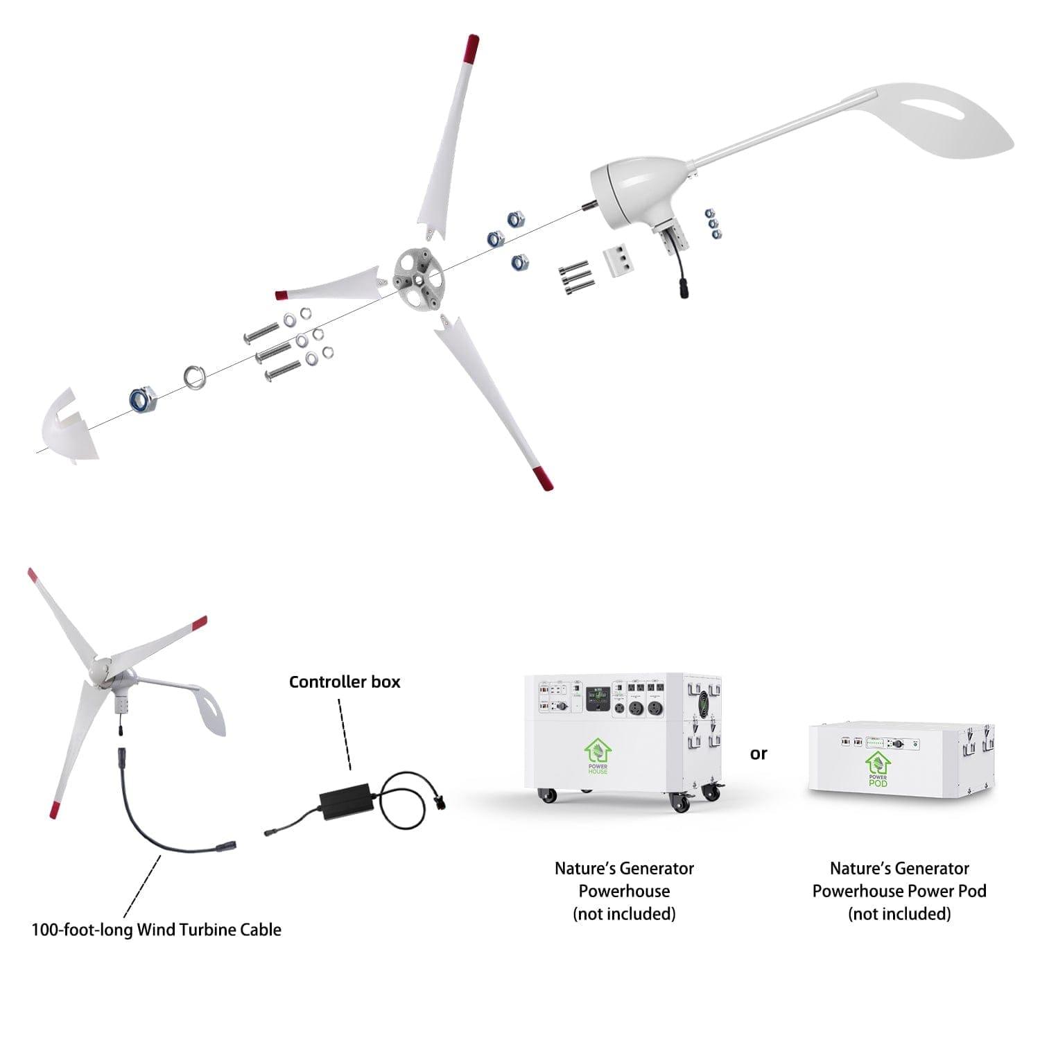 Powerhouse V2 Solar and Wind Generator