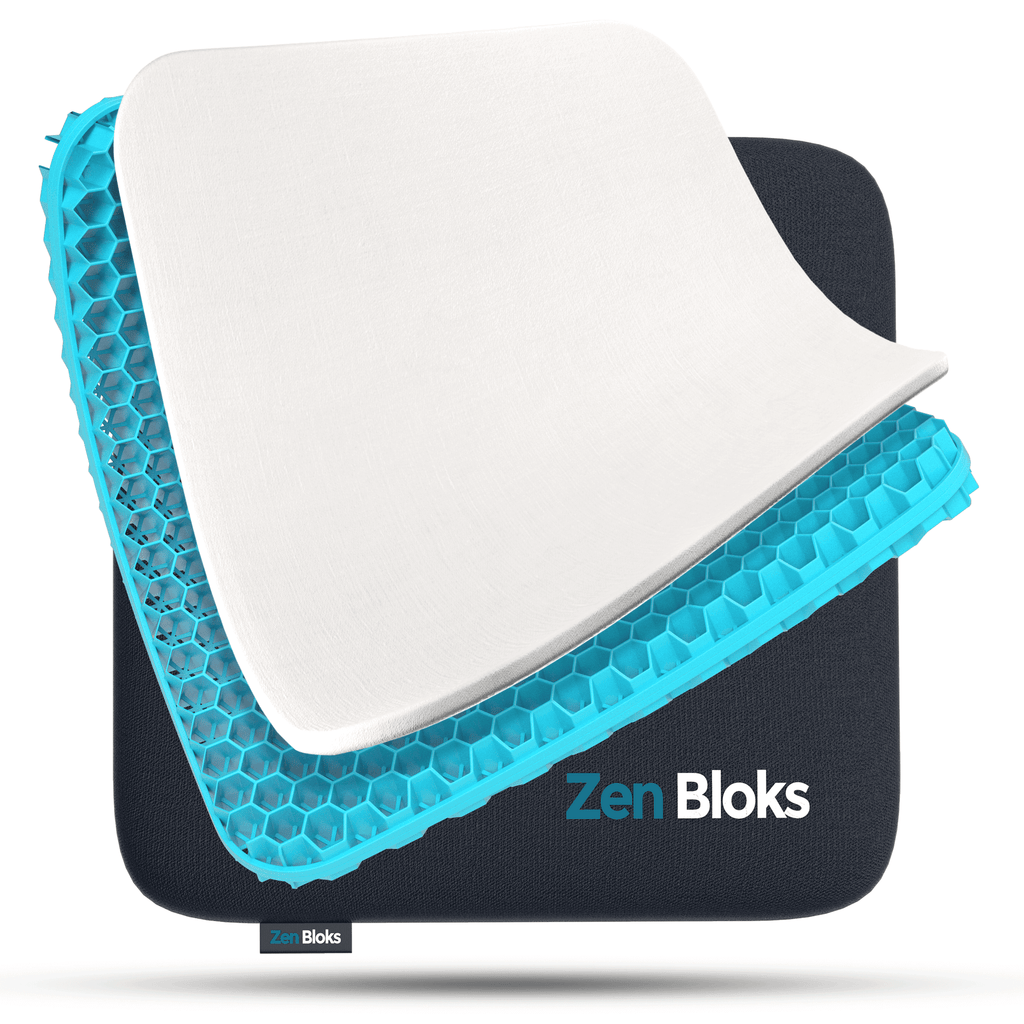 XL Gel Seat Cushion for Office Chair Car Truck Gaming Chairs